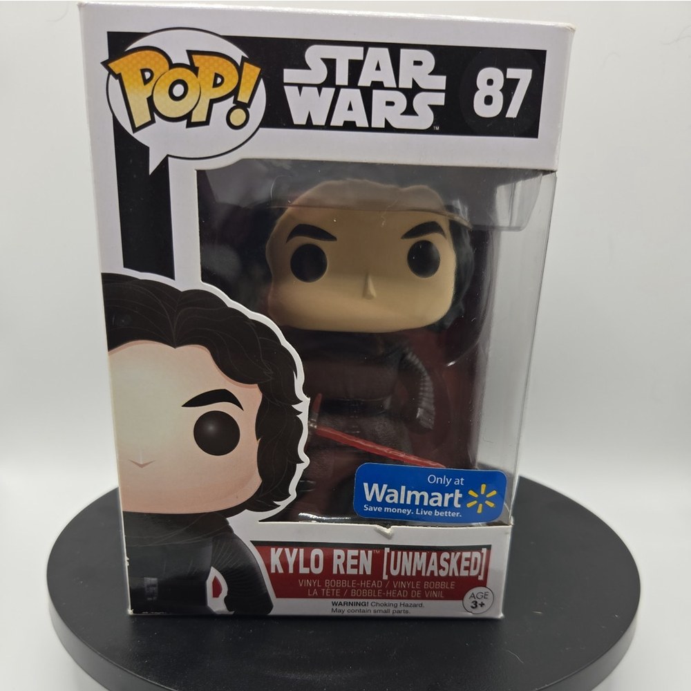 Funko Pop! Vinyl: Star Wars - Kylo Ren - (Unmasked) - Walmart (Exclusive) #87